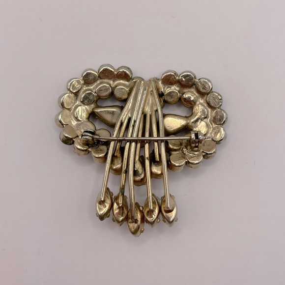 VINTAGE Aurora Borealis Crystal Brooch - Picture 5 of 7